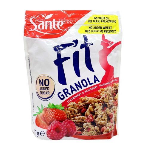 Fit Granola Raspberry Strawberry 300g SANTE 