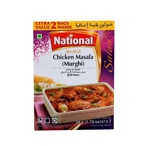 National Spice Mix for Chicken Masala (Murghi) 100g