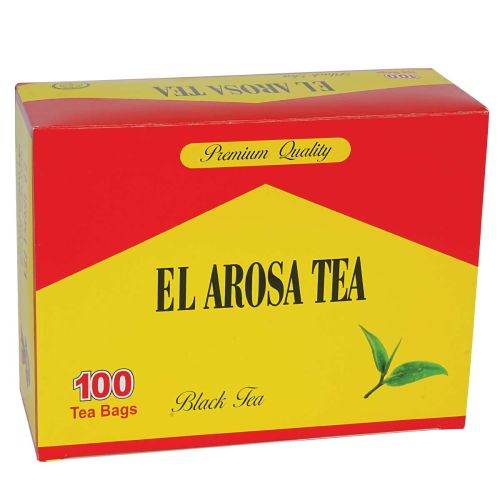 Al Arosa Fine Black Tea Bags 100 Tea Bags