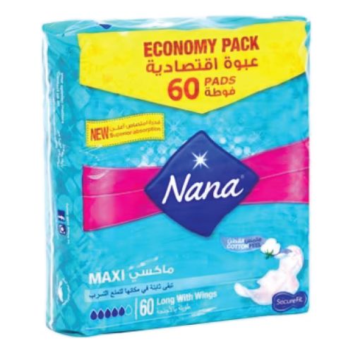 Nana Maxi Super With Wings 60 Pieces