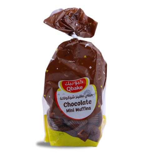 Qbake Chocolate Mini Muffins Pack 195g