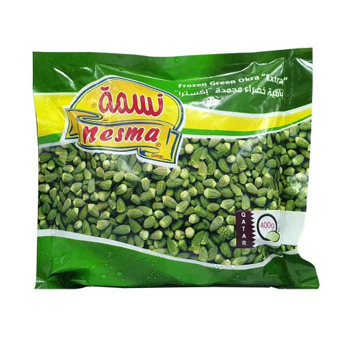 Nesma Frozen Green Okra Extra 400g