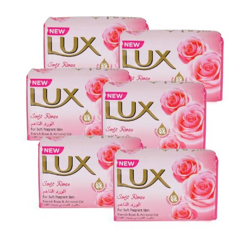 Lux Bar Soft Rose 5+1 Free 170gm