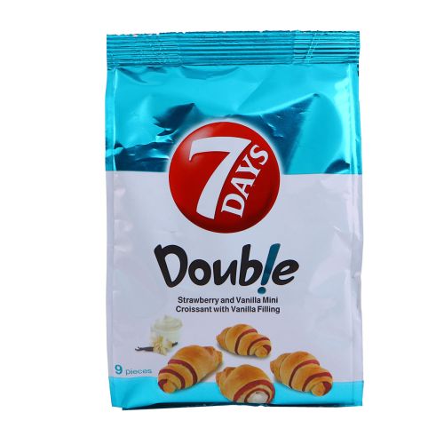 7Days Double Strawberry And Vanilla Mini Croissant