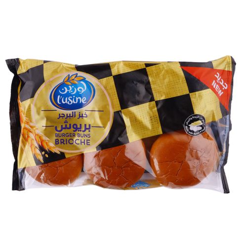 L'usine Brioche Burger Buns 400g