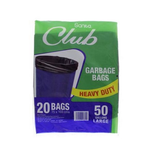 Club Garbage Bag 50gal 20s