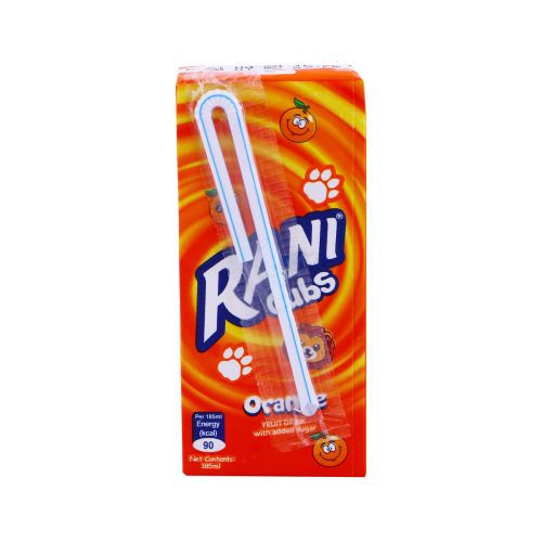 Rani Cubs Orange Fruit Drink 185ml