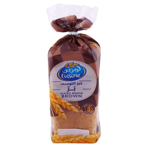 L'usine Brown Sliced Bread 600g