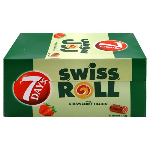 7Days Strawberry Swiss Mini Roll 240g