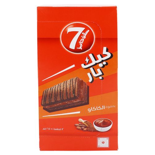 7 Days Cocoa Filling Cake Bar 12X25g