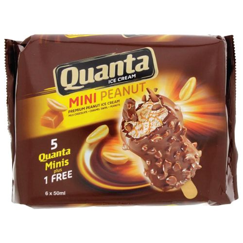 Quantana Mini Peanut Ice Cream 6x50ml