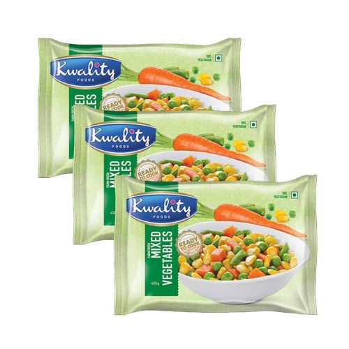 Kwality Foods Mixed Vegetables 3x400g