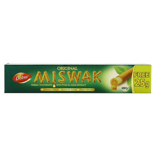 Dabur Miswak Original Herbal Toothpaste 50+25g