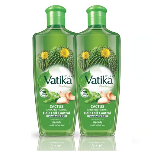 Vatika Naturals Cactus Enriched Hair Oil 2x200ml