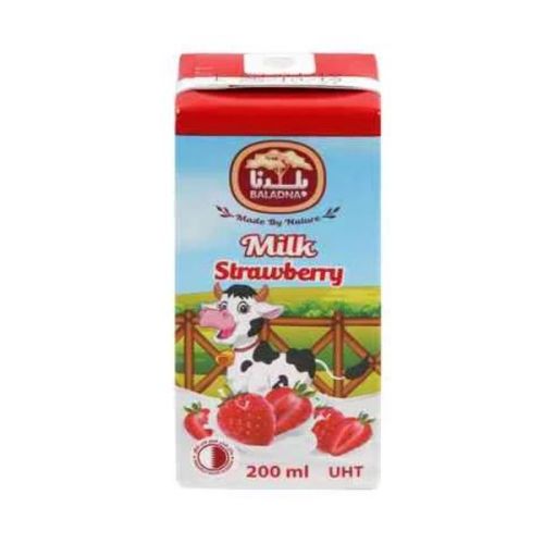 Baladna Long Life Strawberry Flavored Milk 200ml