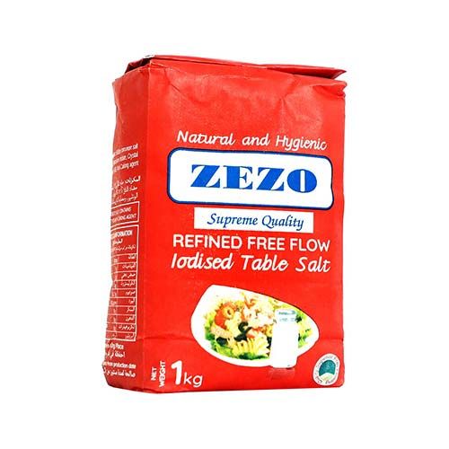 Zezo Iodized Salt 1Kg