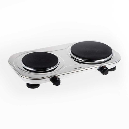 Olsenmark Burner Electric Stainless Steel Double Hot Plate - OMHP2396