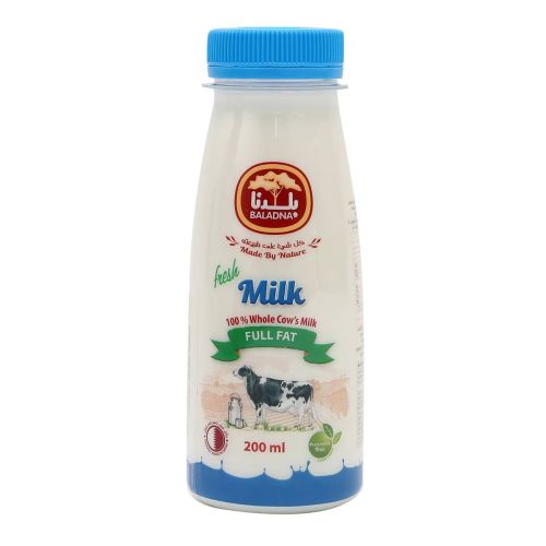 Baladna Full Fat Fresh Milk 200ml