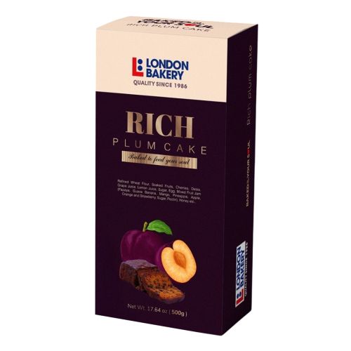 London Bakery Rich Plum Cake 500g