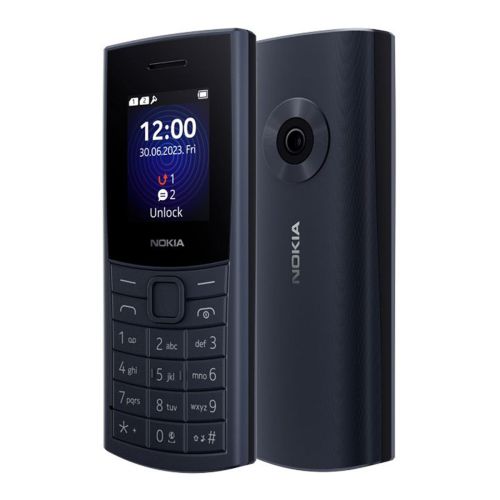 هاتف Nokia 110 4G المميز مع كاميرا وبلوتوث - أزرق