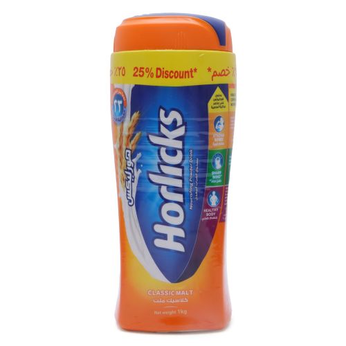 Horlicks Powder Drink Classic Malt 1Kg