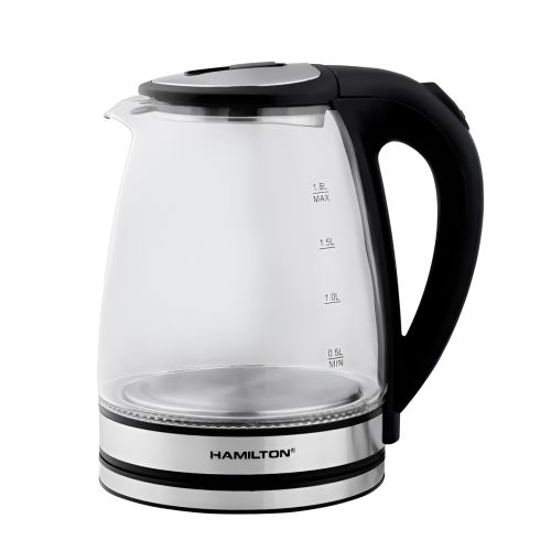 Hamilton Electric Glass Kettle 1.8L HT4832EK