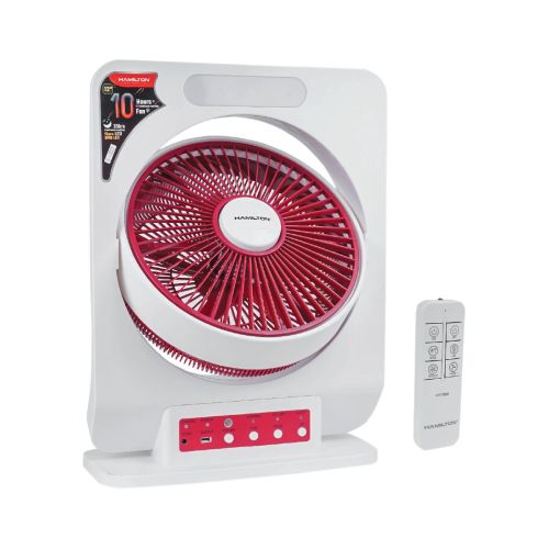 Hamilton Rechargeable Table Fan 12 Inch