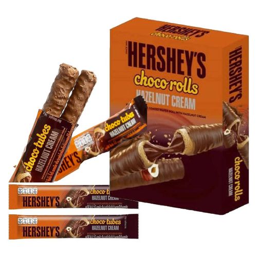 Hershey'S Hazelnut Choco Tubes 12x24x18g