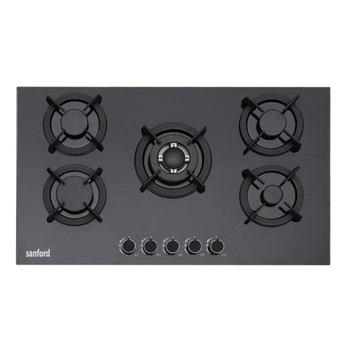 Sanford Glass Gas Hob 5 Burner