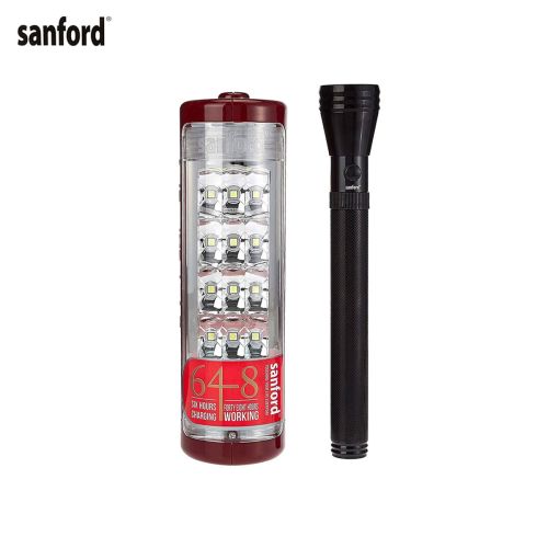 Sanford Rechargeable Emergency Light & Torch 2 In 1 Combo