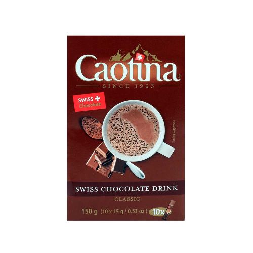 Caotina Classic Swiss Chocolate Instant Drink 10x15g