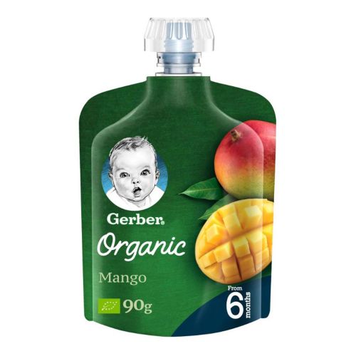 Nestle Gerber Organic Mango Baby Food From 6 Months 90g