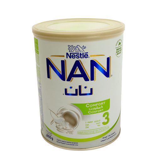 Nestle Nan Comfort 3 Growing up Formula for Colic and Constipation from 1-3 years 800g
