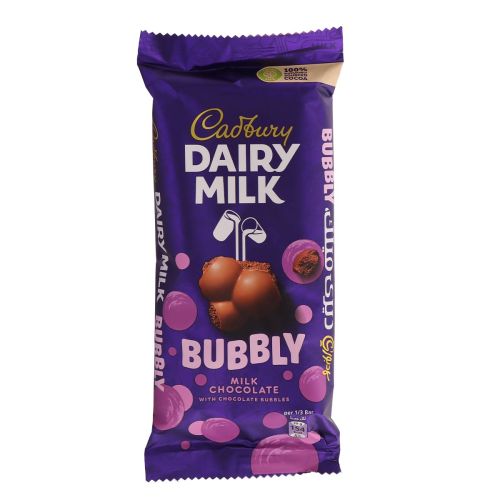 Cadbury Dairy Milk Bubbly Milk Chocolate Bar 87g