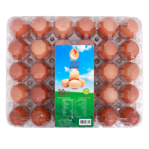 Fresh Brown Eggs 30 Pieces Tray