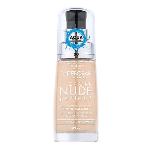 Deborah Milano 24Ore Nude Perfect Foundation 00 Ivory