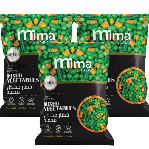 Mima Foods Frozen Mixed Vegetables 3x400g
