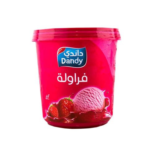 داندي آيس كريم فراولة 2 لتر