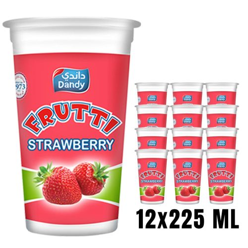 Dandy Frutti Strawberry Juice 12x225ml