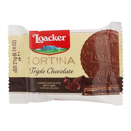 Loacker Tortina Triple Chocolate 21g