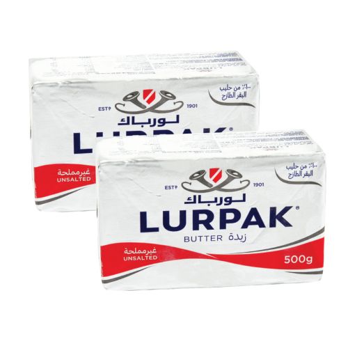 Lurpak Butter Unsalted 2x400g