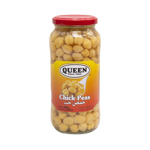 Queen Chick Peas Jars 580gm