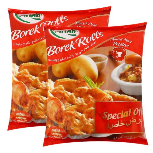 Pinar Borek Rolls Minced Meat Potatos 2x500g