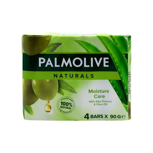 Palmolive Moisture Care with Aloe Extract & Olive Oil Bar Soap 4x90g