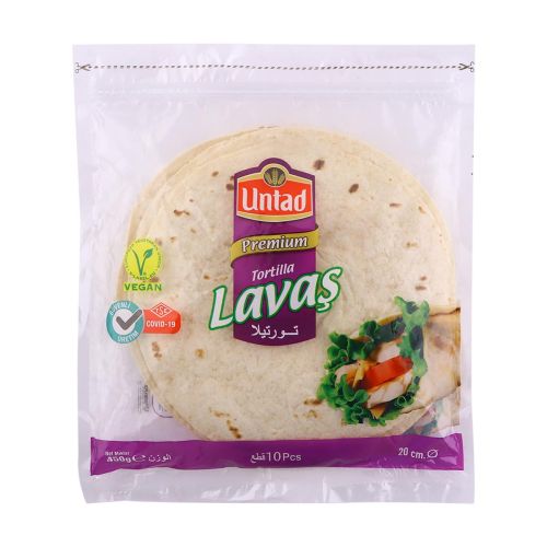 Untad Premium Tortilla Lavas 10 Pieces