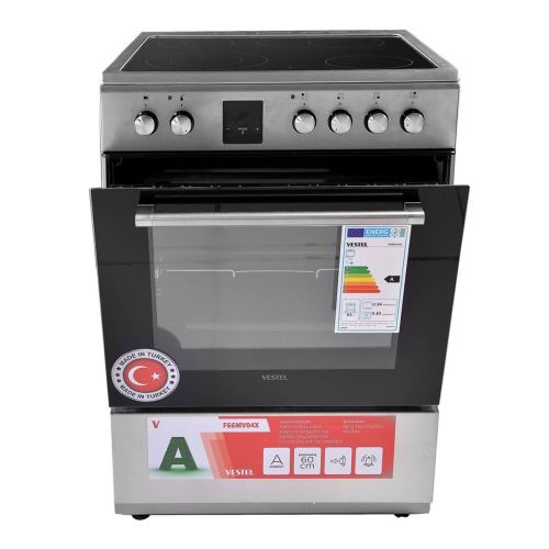 Vestel 4 Burner Ceramic Cooker 60x60cm - F66MV04X