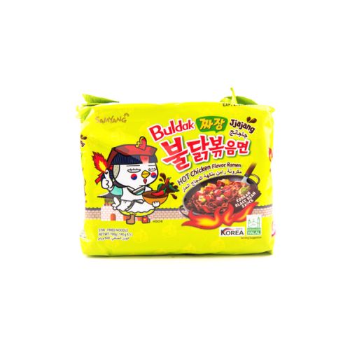 Samyang Jjajang Buldak Hot Chicken Flavor Ramen 5x140g