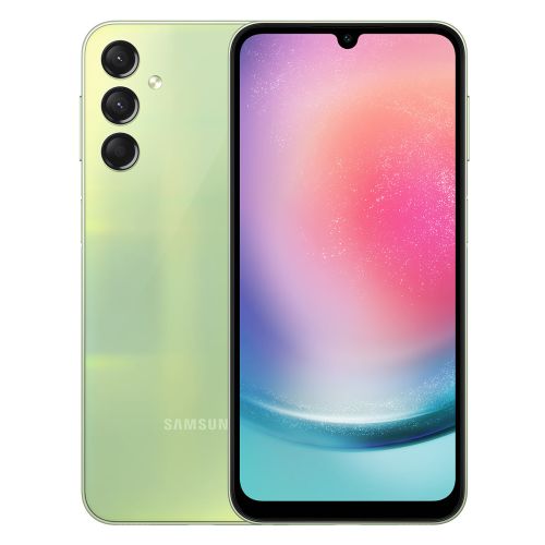 Samsung Galaxy A24 Mobile Phone (4G, 6GB, 128GB) Light Green