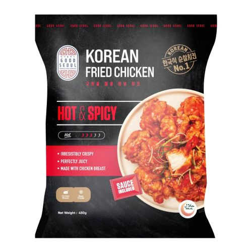 Good Seoul Korean Fried Chicken Hot & Spicy 450g