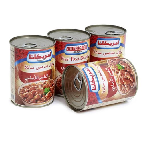 Americana Plain Fava Beans 4x400g